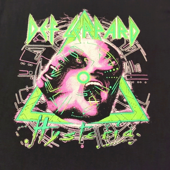 Def Leppard Other - Def Leppard Hysteria graphic tee